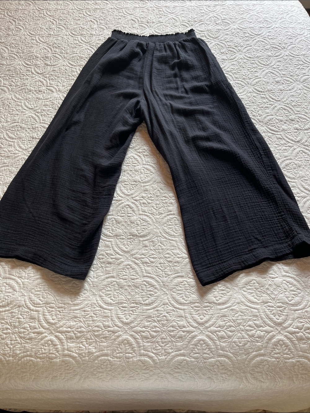 T Tahari Black Wide Leg Pants